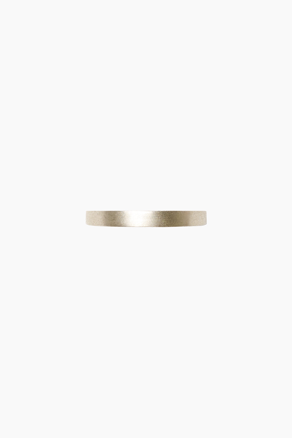 Simple slim band ring in polished sterling silver, photographed on a clean background.