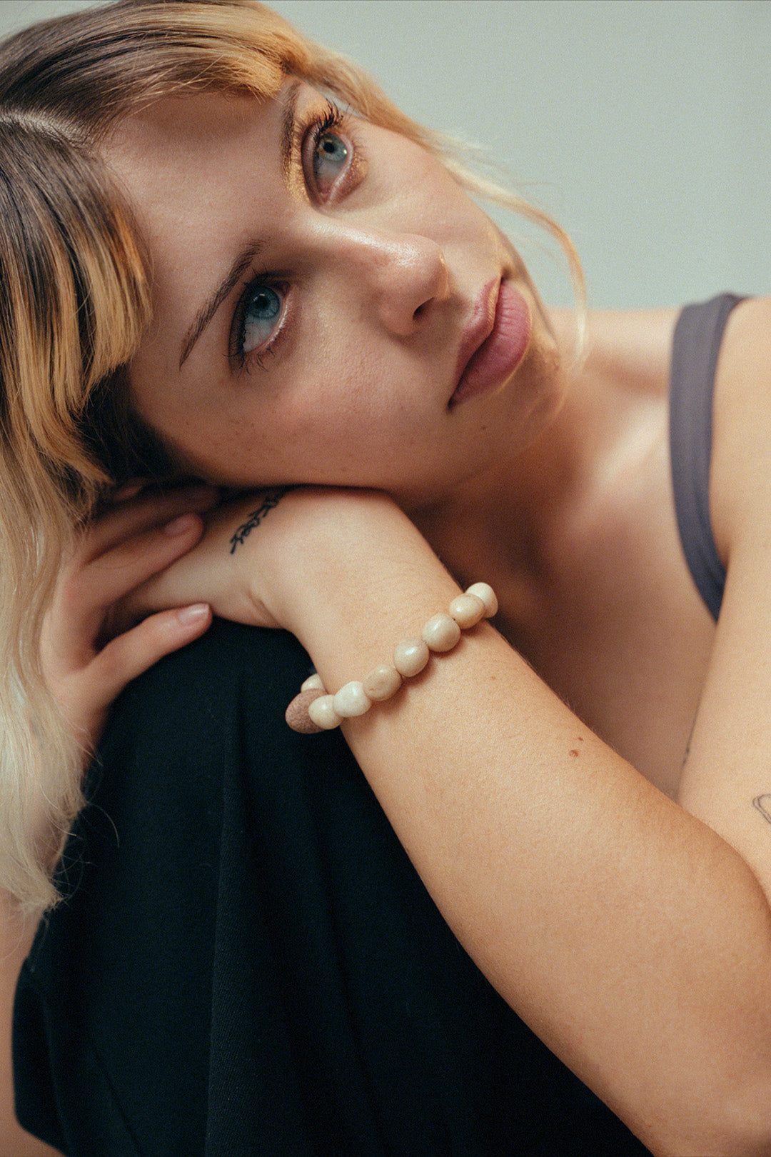 The Token Bracelet by cocoatemyshoes — a boho  honey jasper gemstone bracelet with natural stone beads and sterling silver clasp.